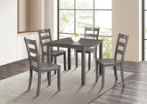 Lubbock 5 Pc. Dining Table Set Model Fm3419Gy-T-5Pk-Chair By Furniture Of America